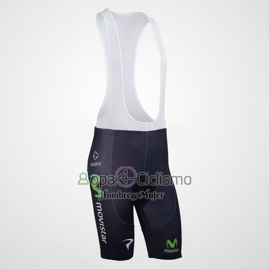 Movistar Ropa Ciclismo Culotte Corto 2013 Mangas Cortas Negro